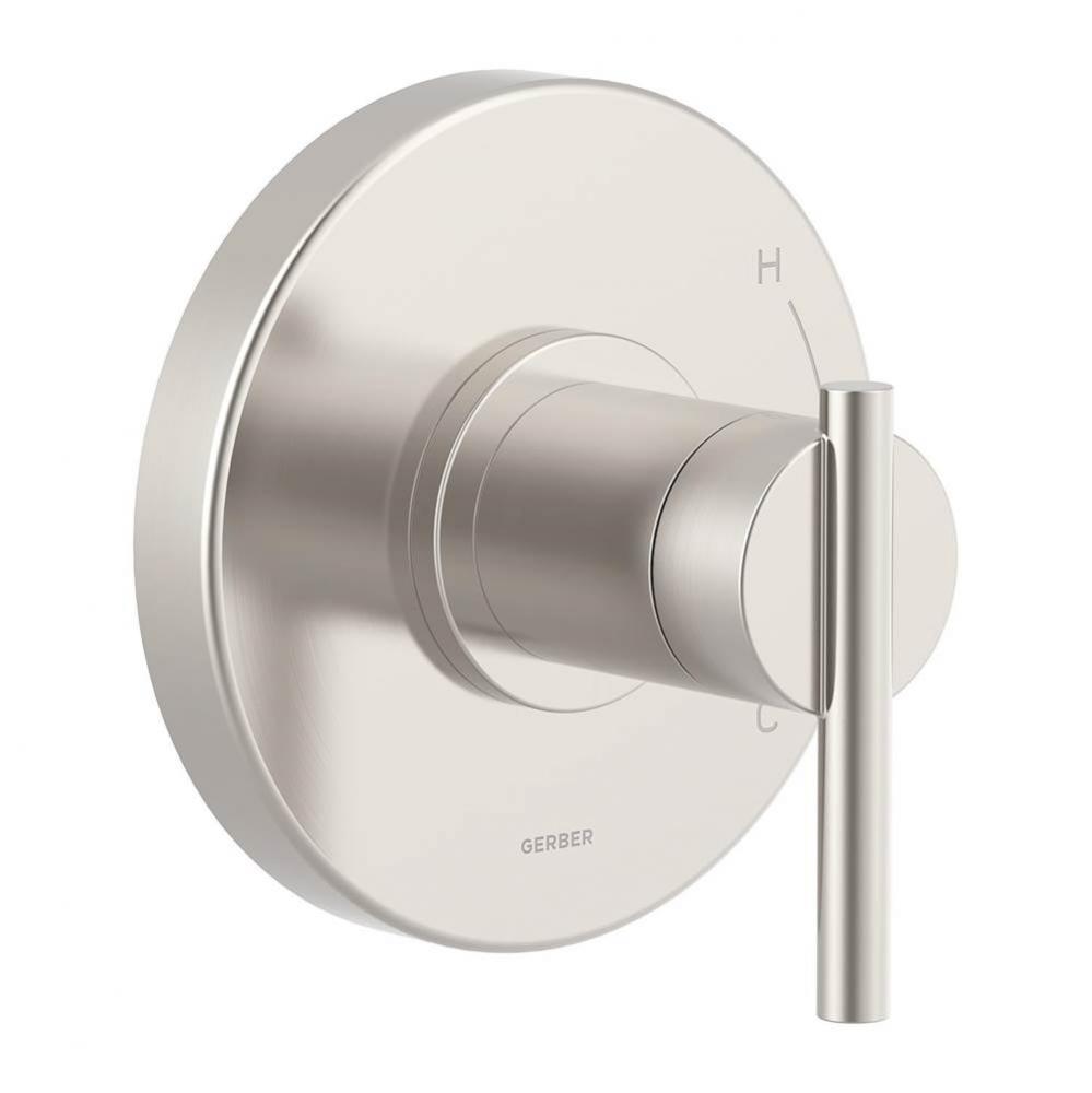 Parma 1H Pressure Balance Trim Kit &amp; Treysta Cartridge for Valve Only Brushed Nickel