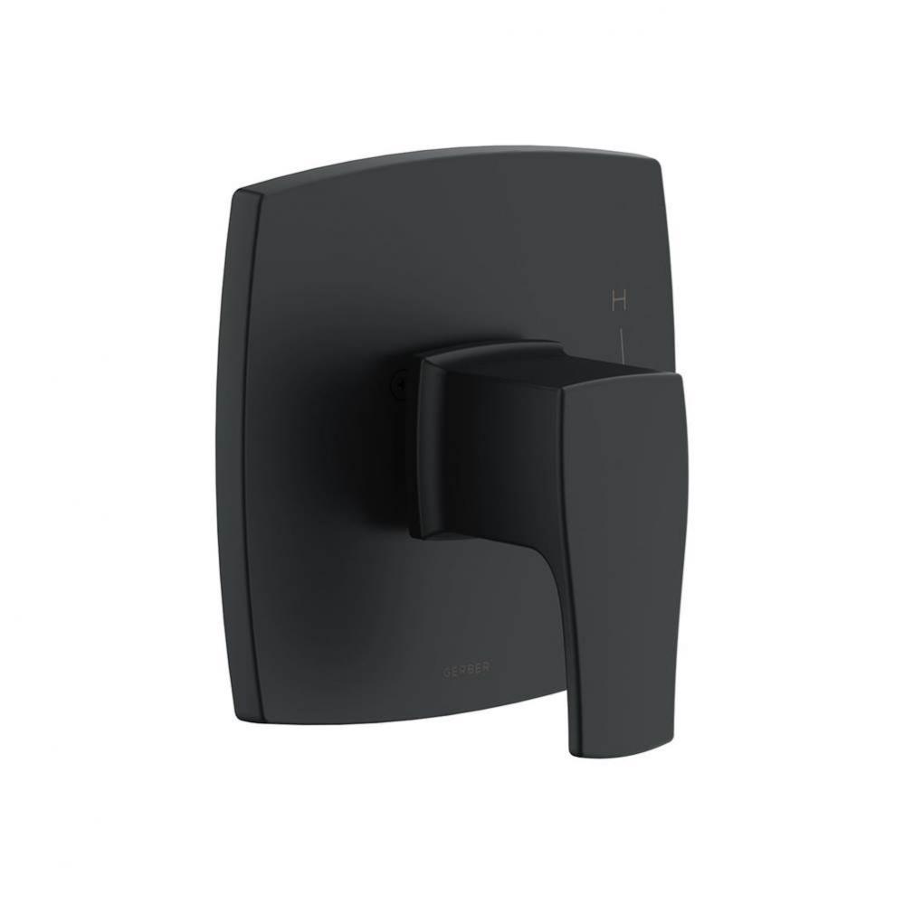 Tribune 1H Valve Only Trim Kit &amp; Treysta Cartridge Satin Black