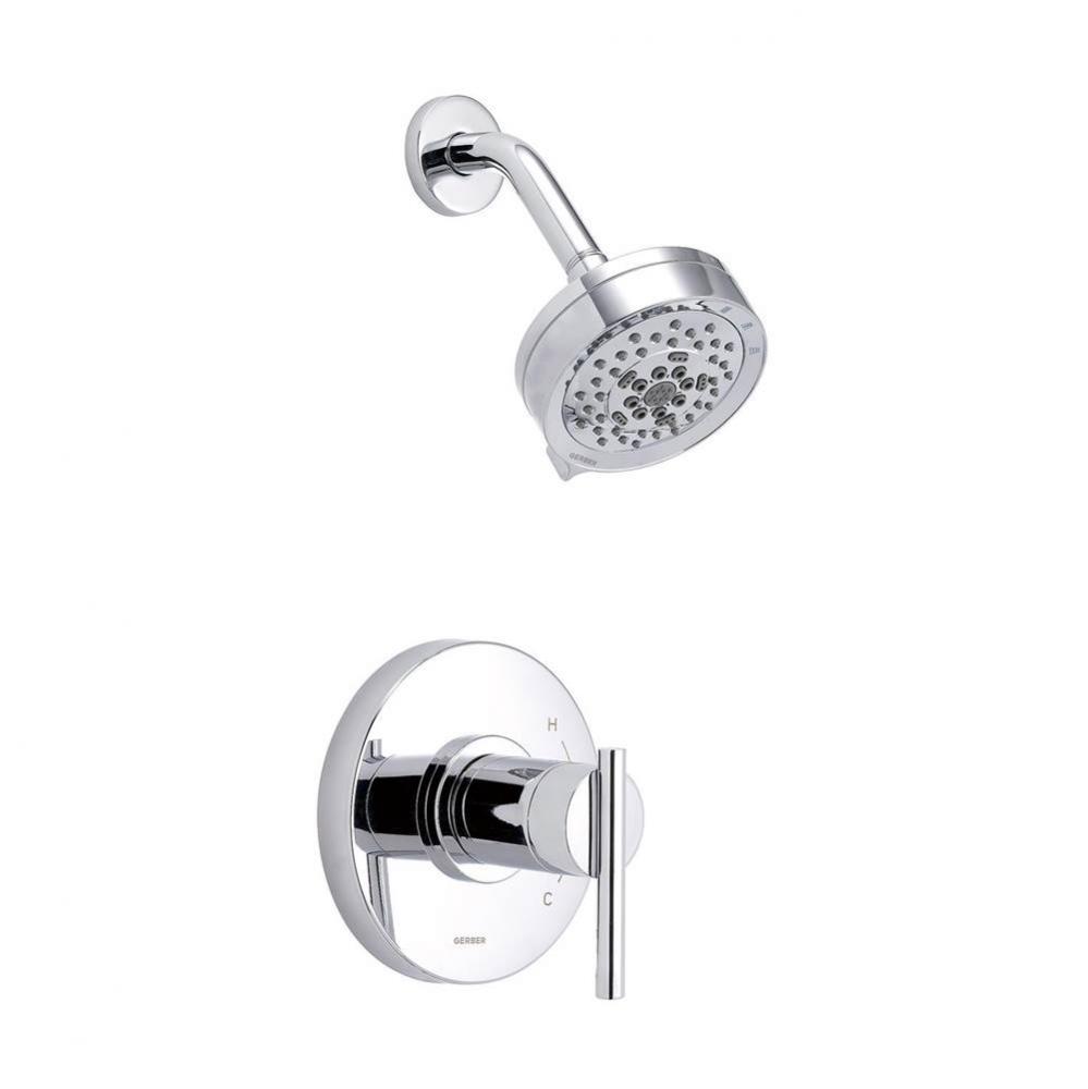 Parma 1H Shower Only Trim Kit &amp; Treysta Cartridge w/ 5 Function Showerhead 1.75gpm Chrome