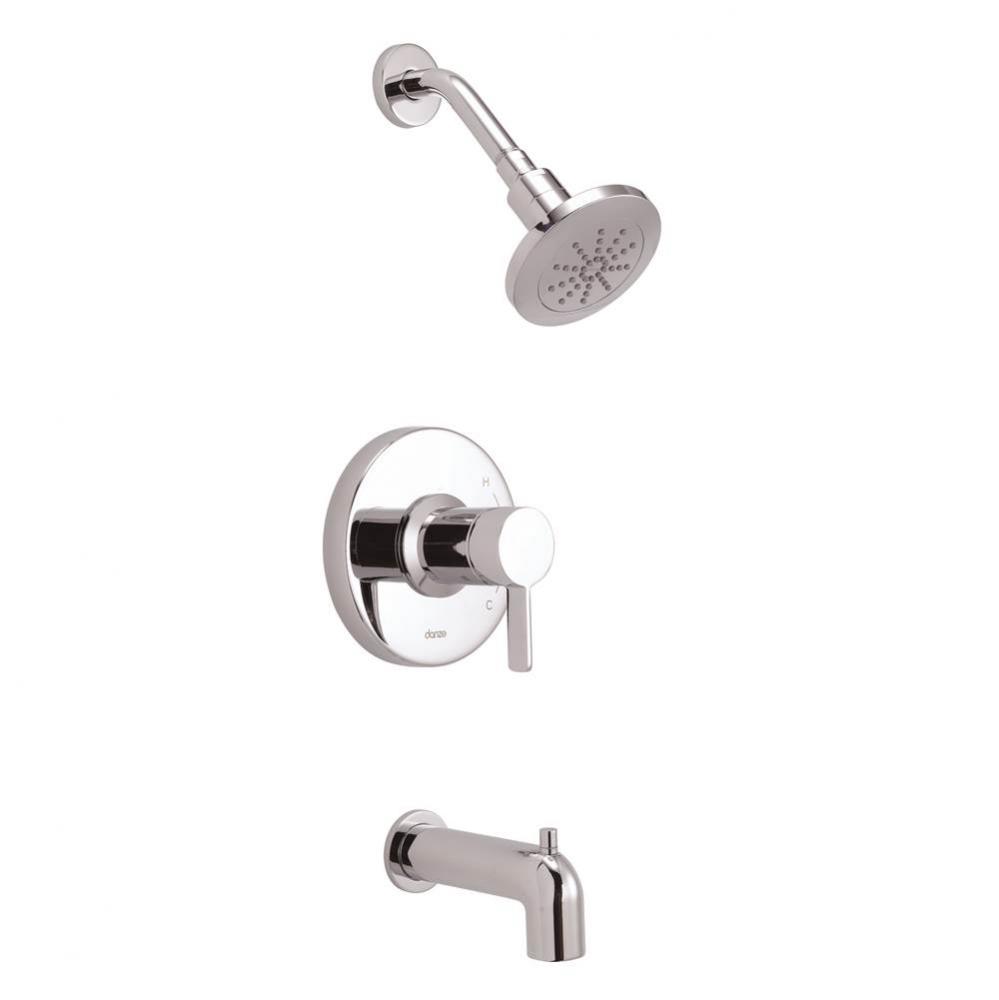 Amalfi 1H Tub &amp; Shower Trim Kit &amp; Treysta Cartridge w/ Diverter on Spout 2.0gpm Chrome