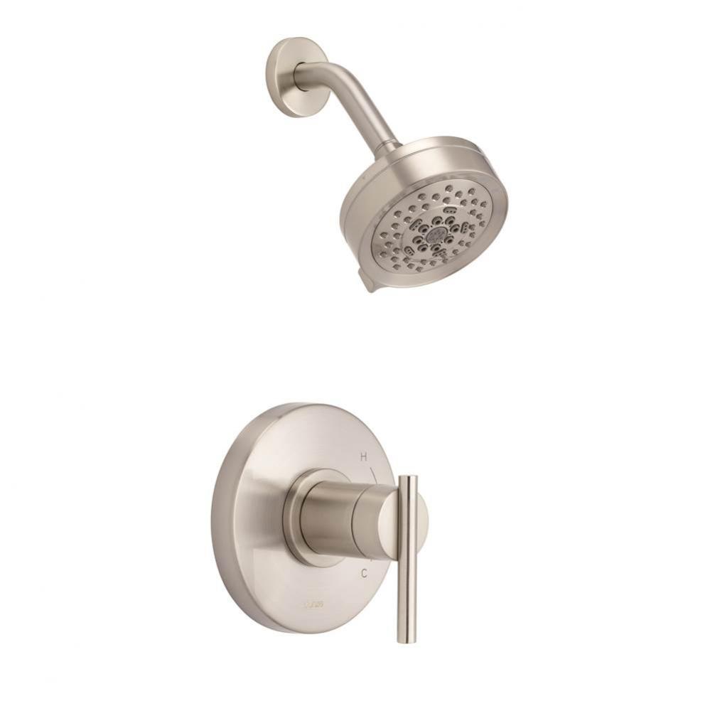 Parma 1H Shower Only Trim Kit &amp; Treysta Cartridge w/ 5 Function Showerhead 2.0gpm Brushed Nick