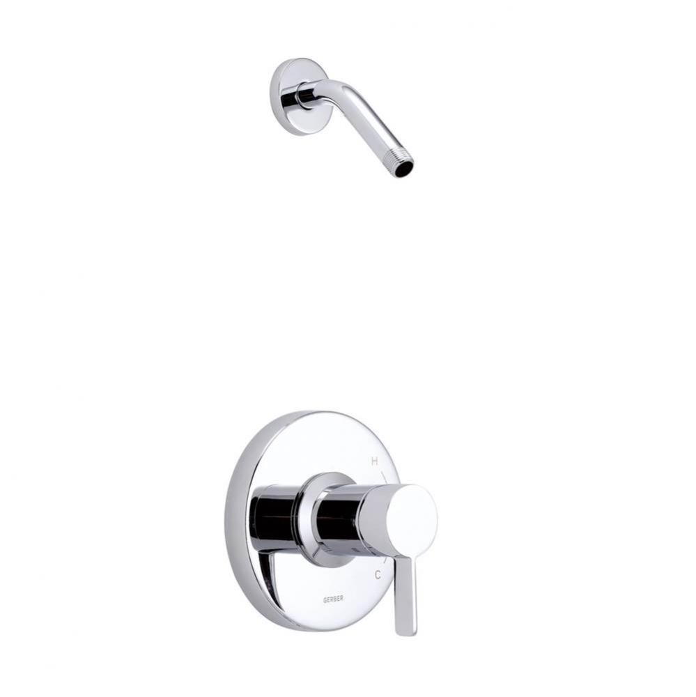 Amalfi 1H Shower Only Trim Kit &amp; Treysta Cartridge Less Showerhead Chrome