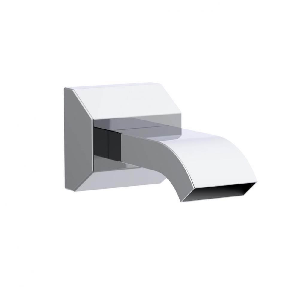 Sirius 7&apos;&apos; Wall Mount Tub Spout without Diverter Chrome