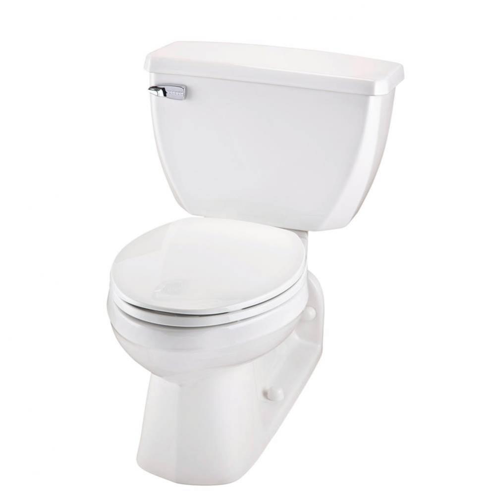 Ultra Flush 1.6gpf Floor Mount Back Outlet EL 12&apos;&apos; RI Combo: GUF21374 Bowl w/ G0028380 T