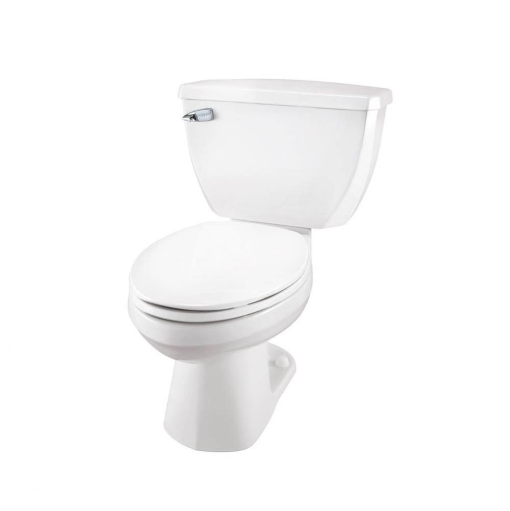 Ultra Flush 1.6gpf EL 14&apos;&apos; RI Combo: GUF21372 Bowl w/ G0028384 Tank White
