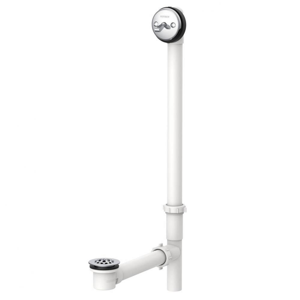 Gerber Classics PVC Trip Lever Drain for Roman Tub Chrome