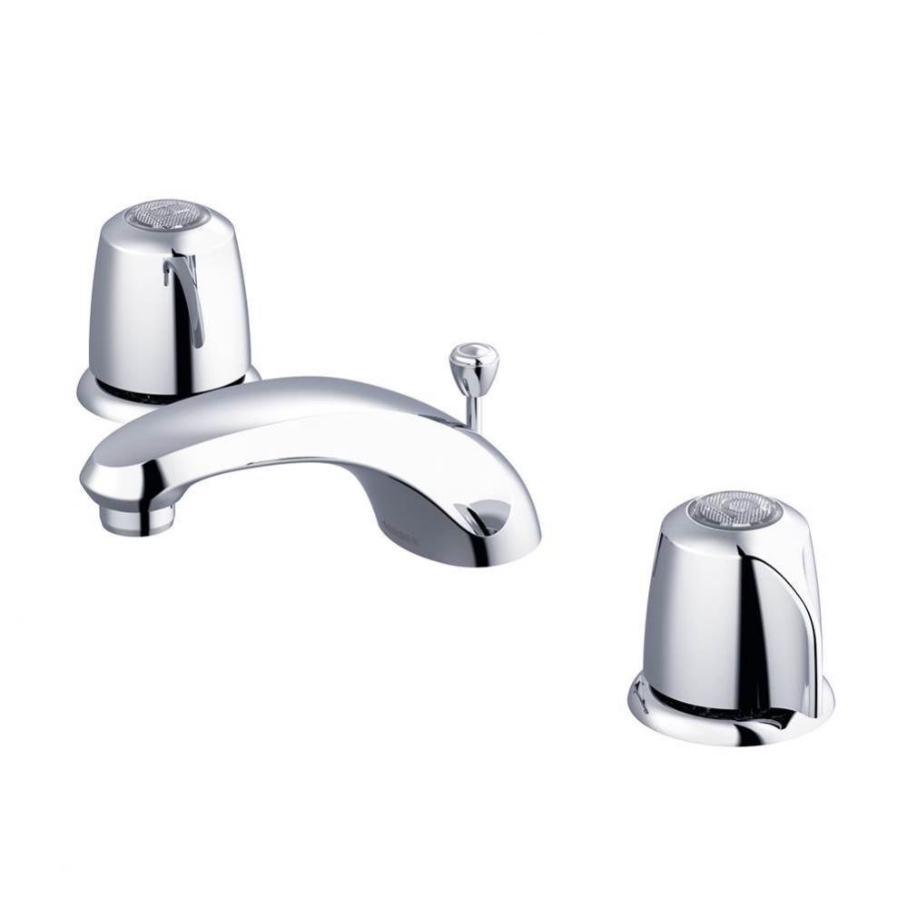 Gerber Classics 2H Lavatory Faucet w/ Metal Handles &amp; Metal Pop-Up Drain 1.2gpm Chrome