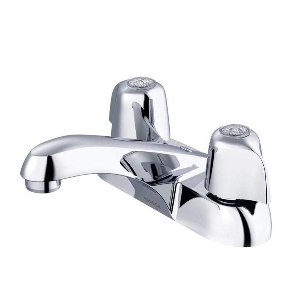 Gerber Classics 2H Centerset Lavatory Faucet Less Drain w/ Button 1.2gpm Chrome