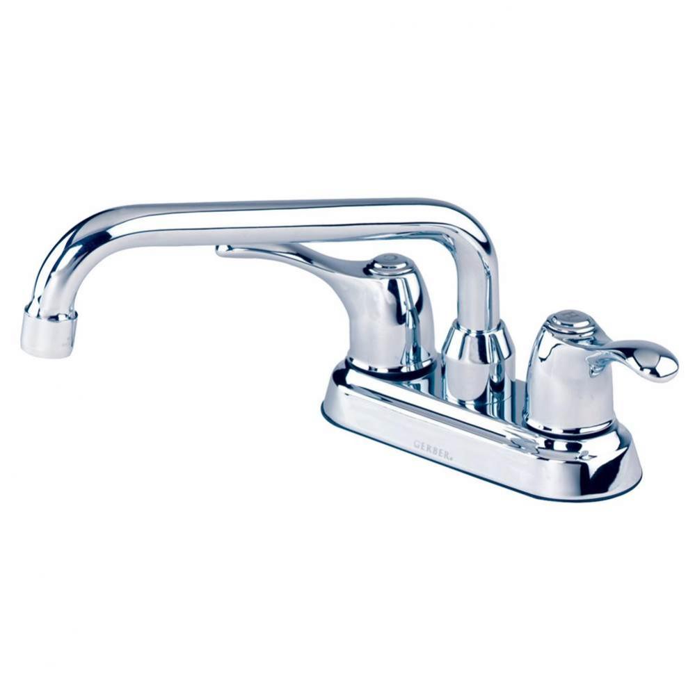 Allerton 2H Laundry Faucet 4&apos;&apos; Centers 8&apos;&apos; Spout 2.2gpm Chrome
