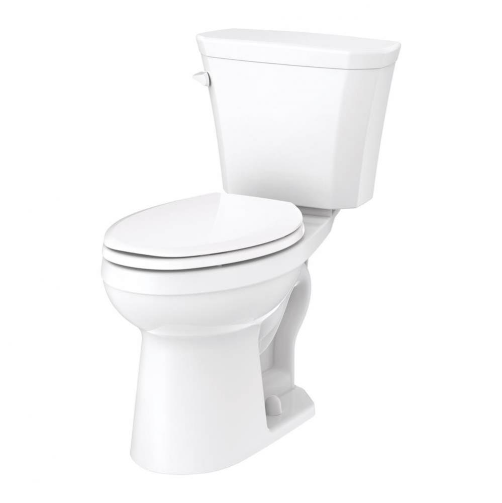 Viper 1.28gpf 12&apos;&apos; RI ADA EL Compact Combo: GHE31872 Bowl w/ GWS38595 Tank White
