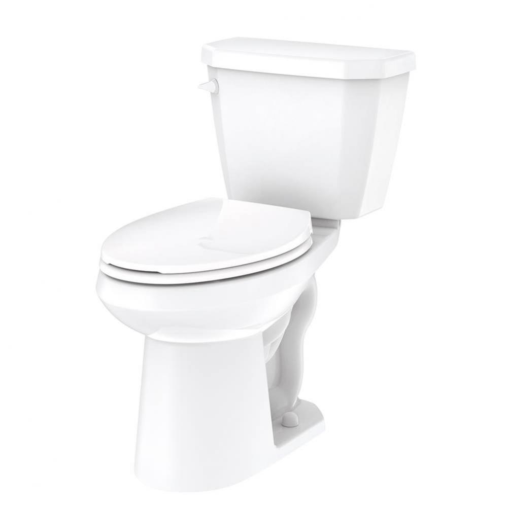 Viper 0.8gpf ADA EL 12&apos;&apos; RI Combo: GWS21528 Bowl w/ GLF28580 With Lever Tank White