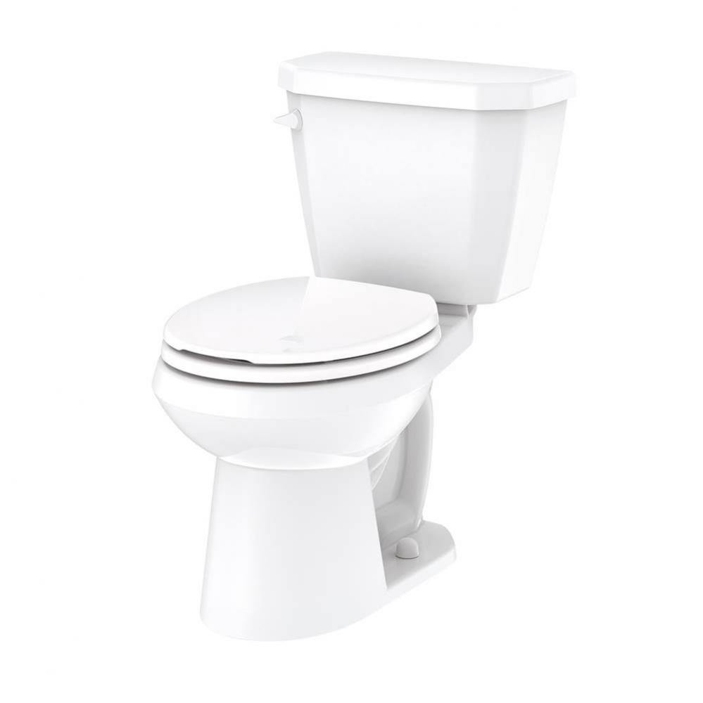 Viper 0.8gpf RF 12&apos;&apos; RI Combo: GWS21551 Bowl w/ GLF28580 With Lever Tank White