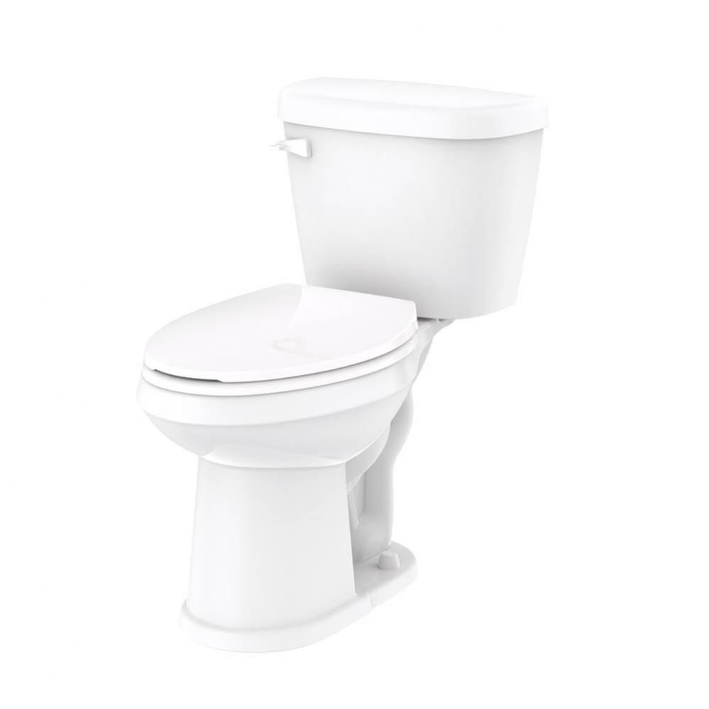 Maxwell SE 1.6gpf ADA EL 12&apos;&apos; RI Combo: GSE21128 Bowl w/ G0028170 Tank White