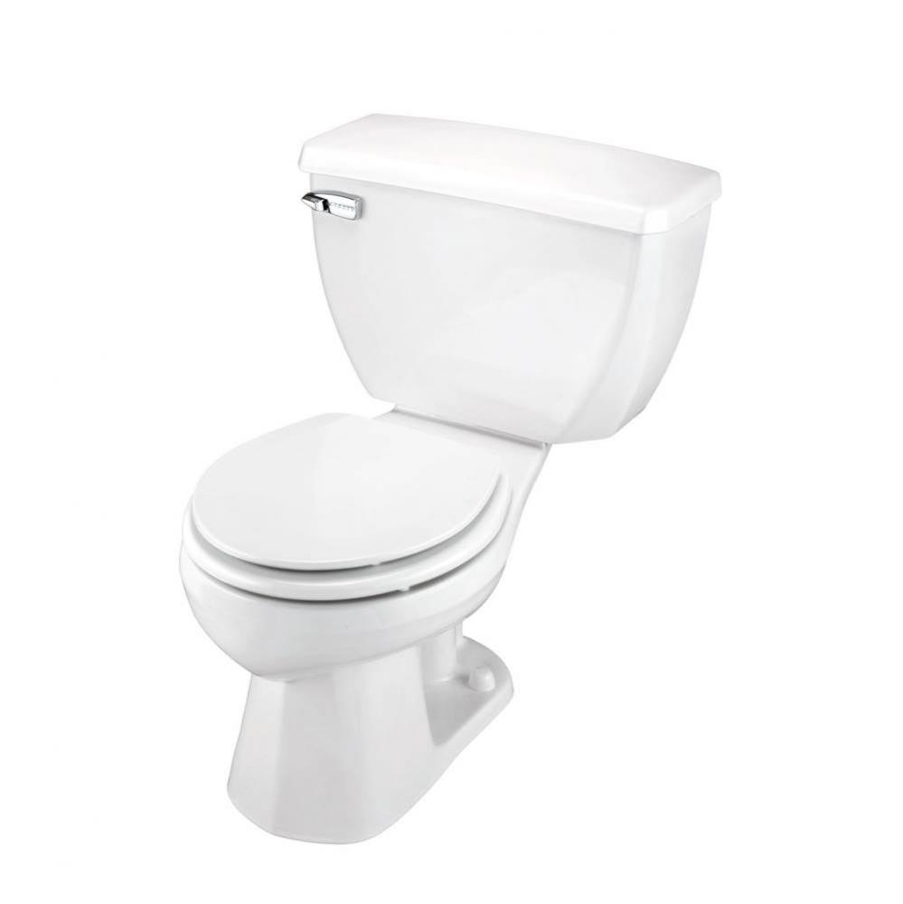 Ultra Flush 1.0gpf RF 12&apos;&apos; RI Combo: GUF21342 Bowl w/ GUF28380 Tank White