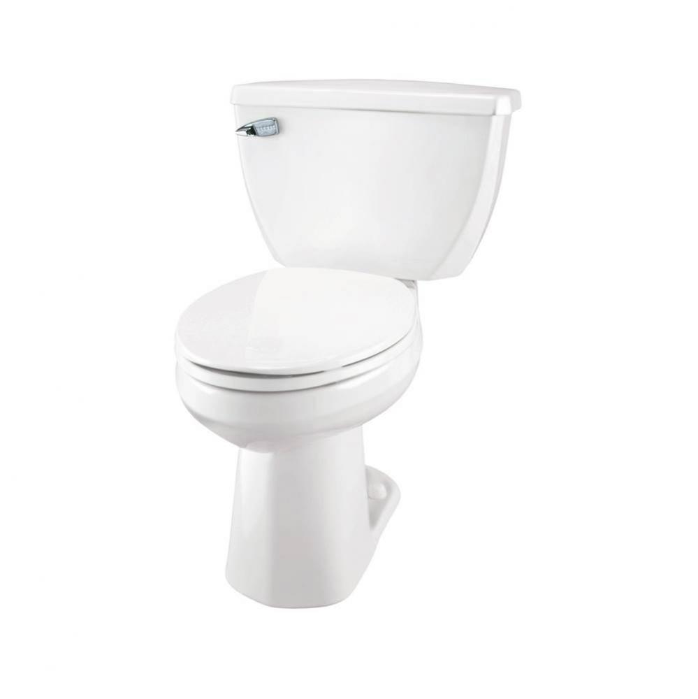 Ultra Flush 1.0gpf ADA EL 10&apos;&apos; RI Combo: GUF21377 Bowl w/ GUF28385 Tank White