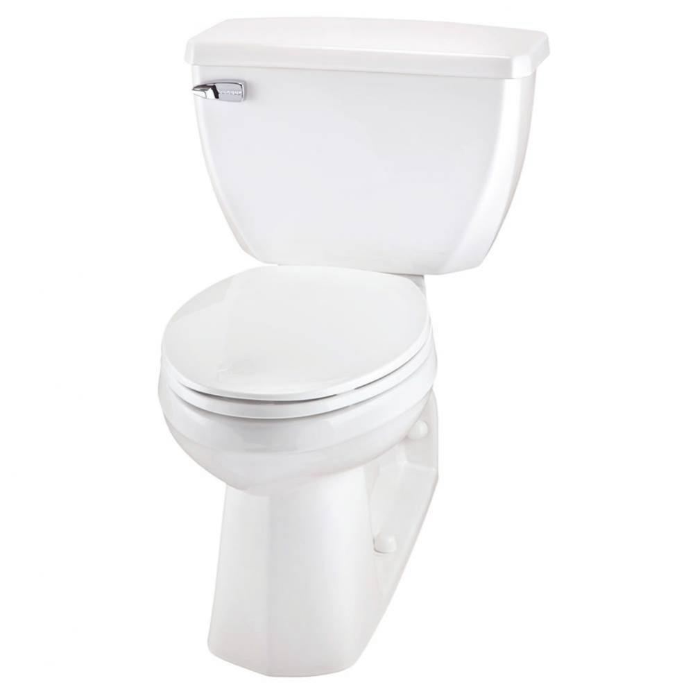 Ultra Flush 1.0gpf Floor Mount Back Outlet ADA EL 12&apos;&apos; RI Combo: GUF21375 Bowl w/ GUF283
