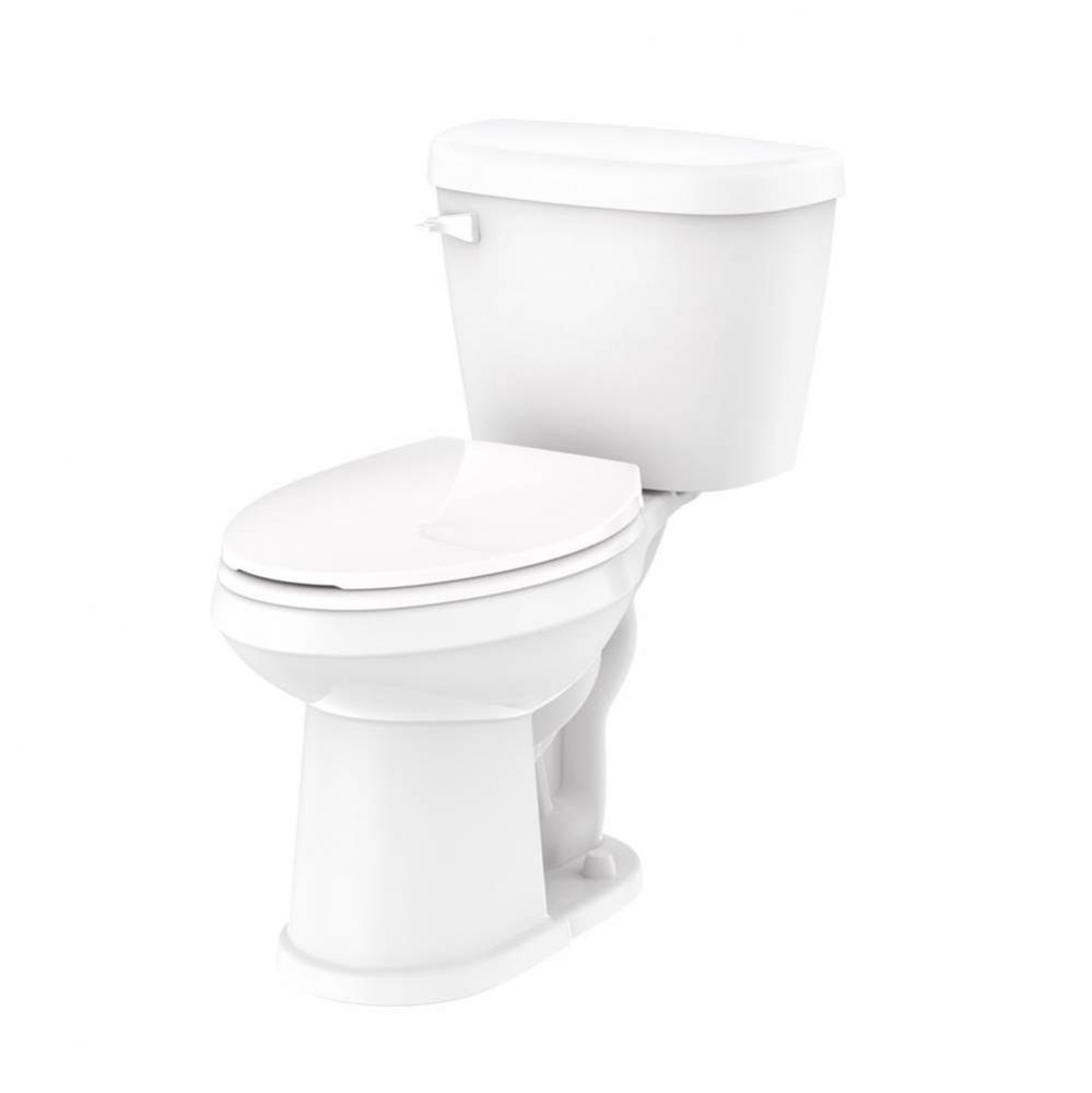 Maxwell SE 1.28gpf ADA EL 12&apos;&apos; RI Combo: GSE21128 Bowl w/ GWS28170 Tank White