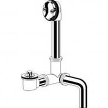 Gerber Plumbing G004185788 - Gerber Classics Lift & Turn Side Outlet 20 Gauge Drain for Standard Tub with ''Clean