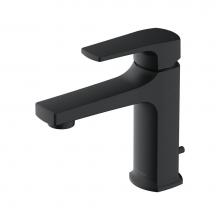 Gerber Plumbing D225070BS - Tribune 1H Lavatory Faucet Single Hole Mount w/ 50/50 Pop-Up Drain 1.2gpm Satin Black