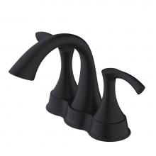 Gerber Plumbing D301122BS - Antioch 2H Centerset Lavatory Faucet w/ 50/50 Touch Down Drain 1.2gpm Satin Black