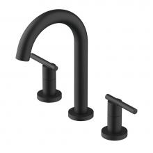 Gerber Plumbing D303658BS - Parma Trim Line 2H Widespread Lavatory Faucet w/ Metal Touch Down Drain 1.2gpm Satin Black