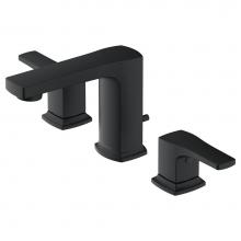 Gerber Plumbing D304170BS - Tribune 2H Widespread Lavatory Faucet w/ 50/50 Pop-Up Drain 1.2gpm Satin Black