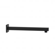 Gerber Plumbing D481162BS - Mid-Town 12.5'' Showerarm w/ Escutcheon Satin Black