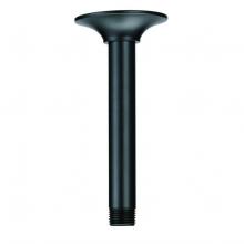 Gerber Plumbing D481316BS - 6'' Ceiling Mount Showerarm w/ Escutcheon Satin Black