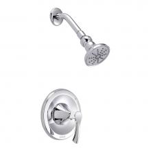 Gerber Plumbing D501522TC - Antioch 1H Shower Only Trim Kit & Treysta Cartridge 1.75gpm Chrome