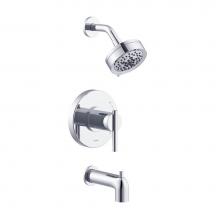 Gerber Plumbing D511658TC - Parma 1H Tub & Shower Trim Kit & Treysta Cartridge W/ Diverter On Tub Spout & 5 Functi
