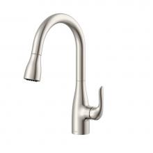 Gerber Plumbing G0040164SS - Viper 1H Pull-Down Kitchen Faucet w/ Deck Plate 1.75gpm Stainless Steel