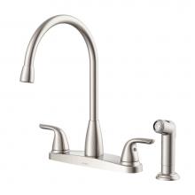 Gerber Plumbing G0040167SS - Viper 2H High Arc Kitchen Faucet w/ Spray 1.75gpm Stainless Steel