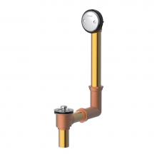 Gerber Plumbing G0041851 - Gerber Classics Lift & Turn Drain in Shoe for Standard Tub Chrome