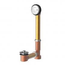 Gerber Plumbing G00418587088 - Gerber Classics Lift & Turn 20 Gauge Drain for Standard Tub with Female Tee & ''