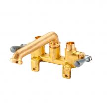 Gerber Plumbing G0049556 - Gerber Classics 2H Laundry Faucet w/ Threaded Legs & Direct Sweat Connections -No Threads on S