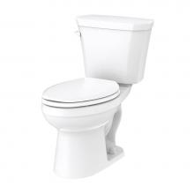 Gerber Plumbing GWS31512 - Viper 1.28gpf 12'' RI EL Combo: GVP31562 Bowl w/ GWS38590 Tank White