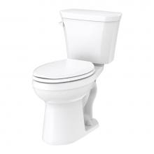 Gerber Plumbing GWS31518 - Viper 1.28gpf 12'' RI ADA EL Combo: GVP31528 Bowl w/ GWS38590 Tank White