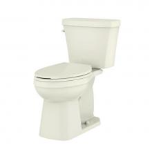 Gerber Plumbing GWS2081709 - Elite 1.28gpf Simple CT ADA EL 10'' RI Combo: GAB2182809 Bowl w/ GAH2889509 Tank Biscuit