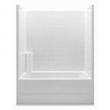 Aquatic 2603CTR-LN - Gelcoat Smth Tile Tub-Shwr