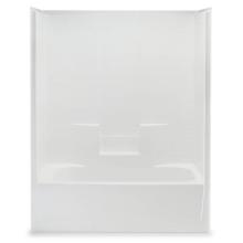 Aquatic 2603DTL-WH - Gelcoat Diagonal Tile Tub-Shwr
