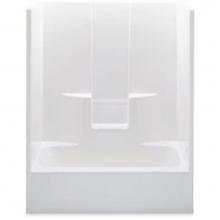 Aquatic 2603SGTR-WH - Gelcoat Smth Wall Tub-Shwr