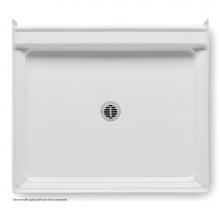 Aquatic 4236APANB-WH - Acrylic Shwr Pan