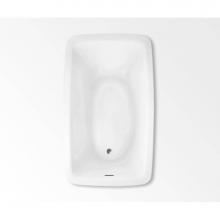 Aquatic AC003213-UNI-HSO-WH - Curve 6036 Drop-in Bathtub