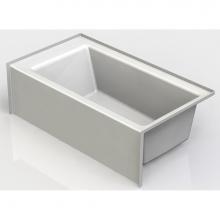 Aquatic 6032SMINR-WH - Gelcoat Skirted Tub