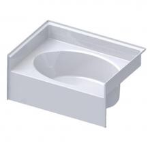 Aquatic 6042TWR-WH - Alcove bathtub