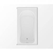 Aquatic AC003235-L-TO-WH - Dossi 30 Stocking Alcove Bathtub