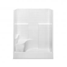 Aquatic AC003550-L-000-WH - 1603CST Alcove Shower