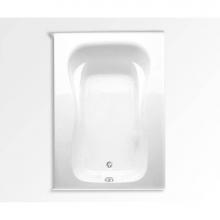 Aquatic AC003274-R-TO-WH - Marratta Elements Alcove Bathtub
