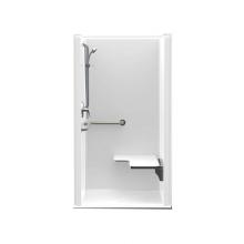 Aquatic AC003597-XBASE-WH - 1363BFRF Alcove Shower