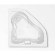Aquatic AC003300-FC-AWE-WH - Point Arena Corner Bathtub